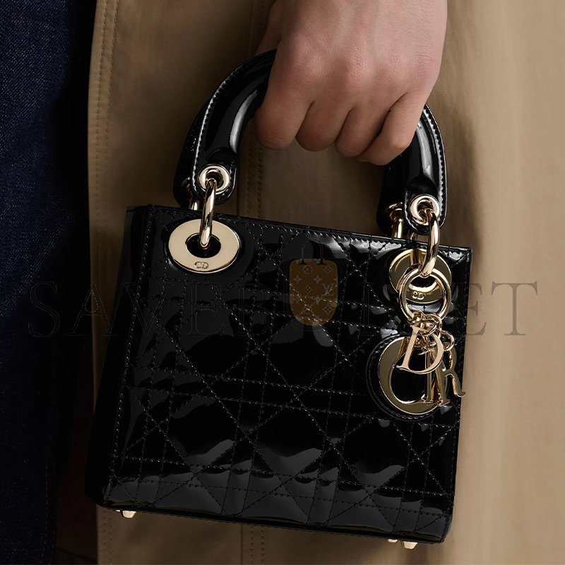 DIOR MINI LADY DIOR BAG M0505OWCB_M900 (17*15*7cm)